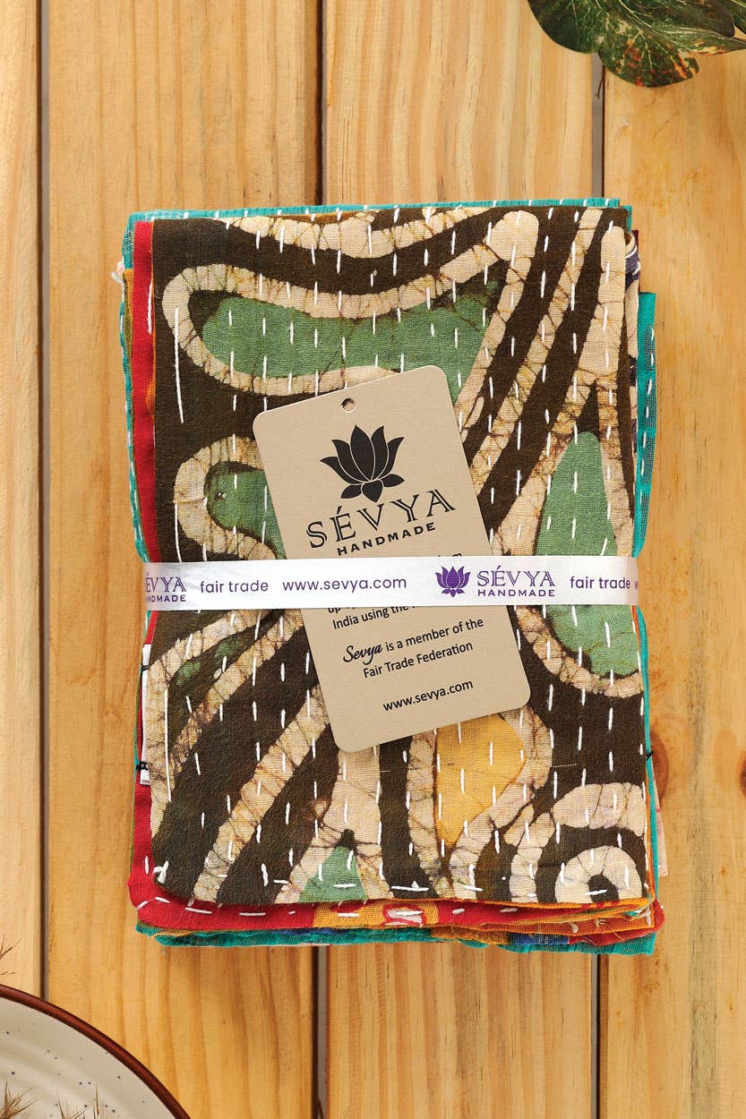 Kantha Placemats, Set of 4