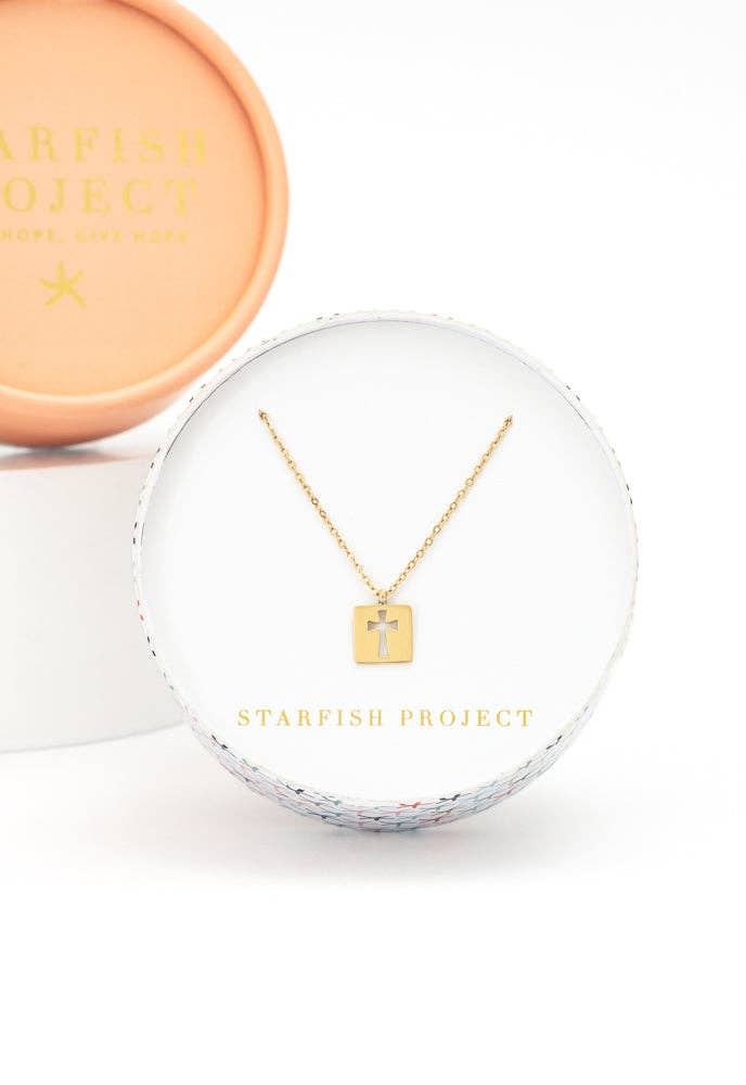 Gold Cross Necklace