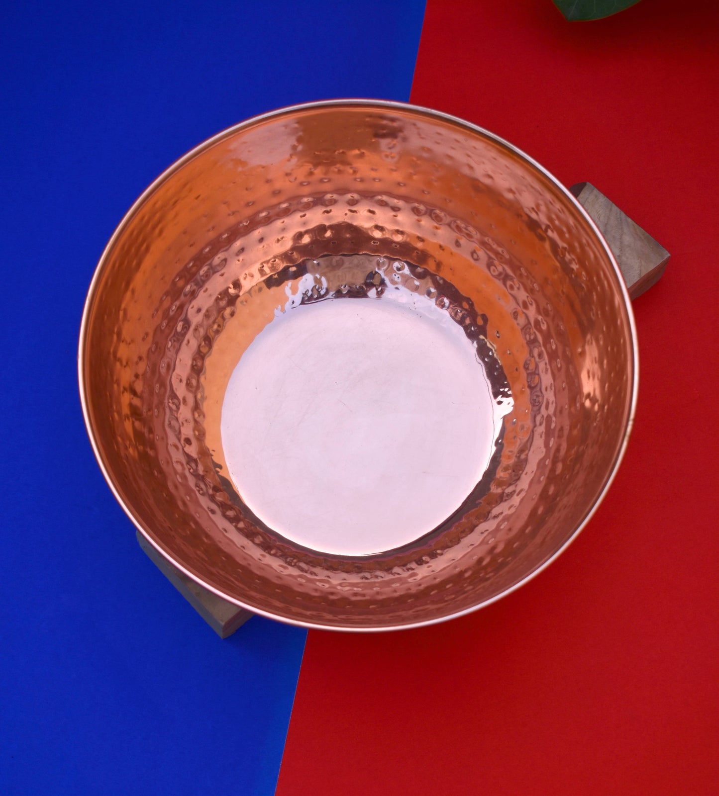 Large Hammered Copper Bowl 10"