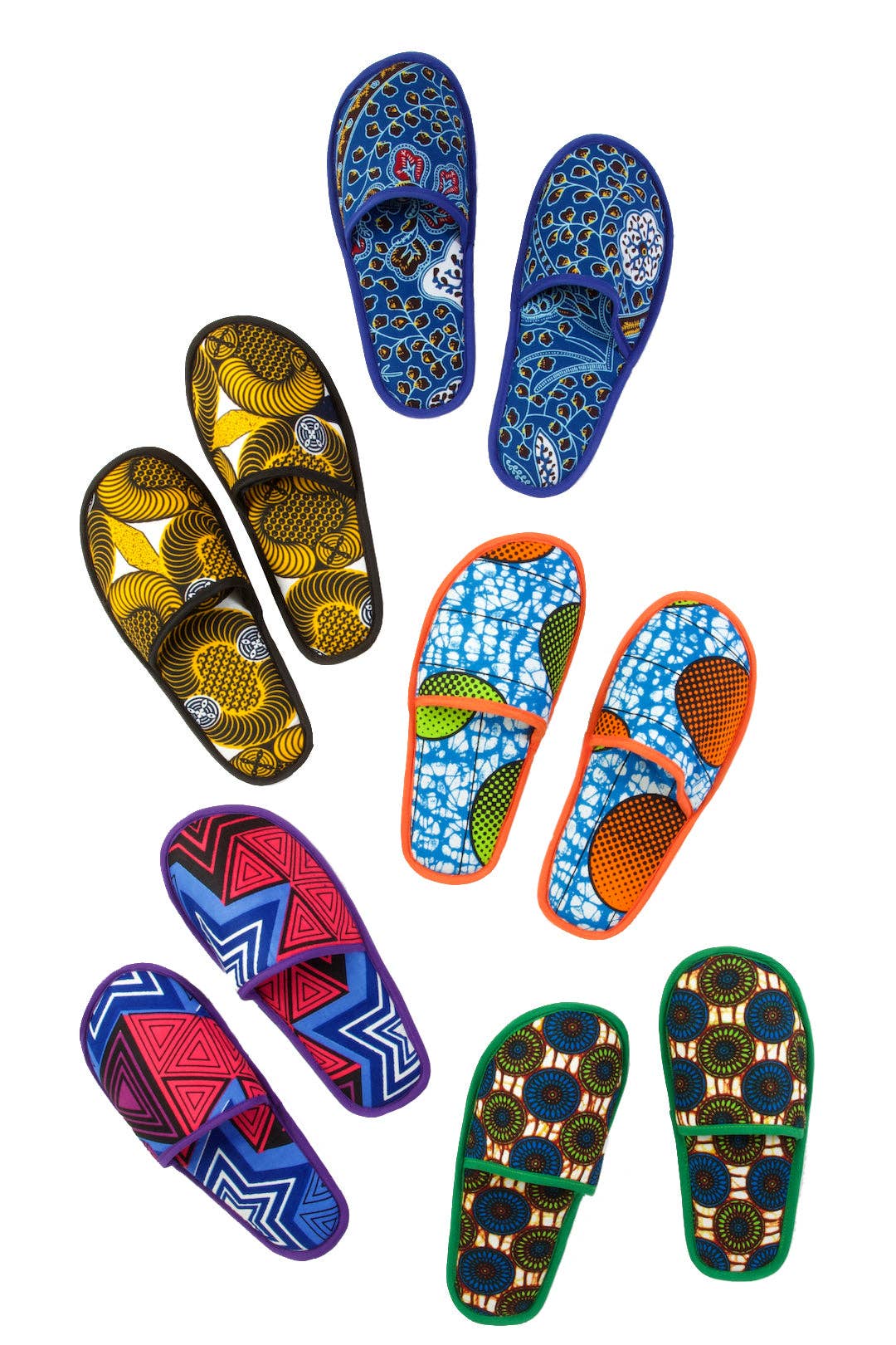Ankara Cloth House Slippers