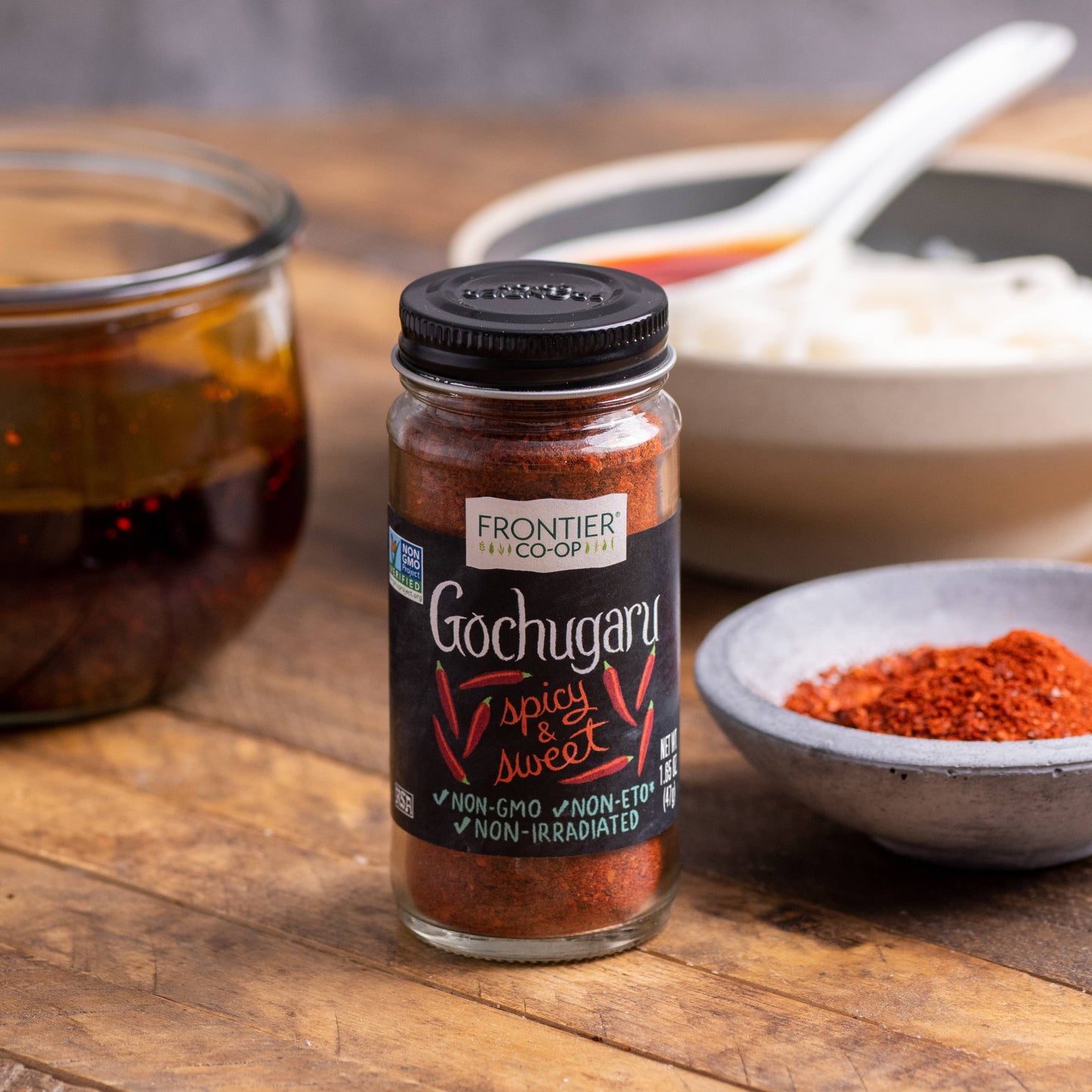 Sweet & Spicy Gochugaru,4K-8K Heat Units, 1.65 Oz