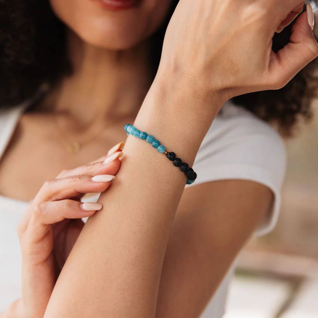 6mm Lava Beads Aromatherapy Diffuser Bracelet
