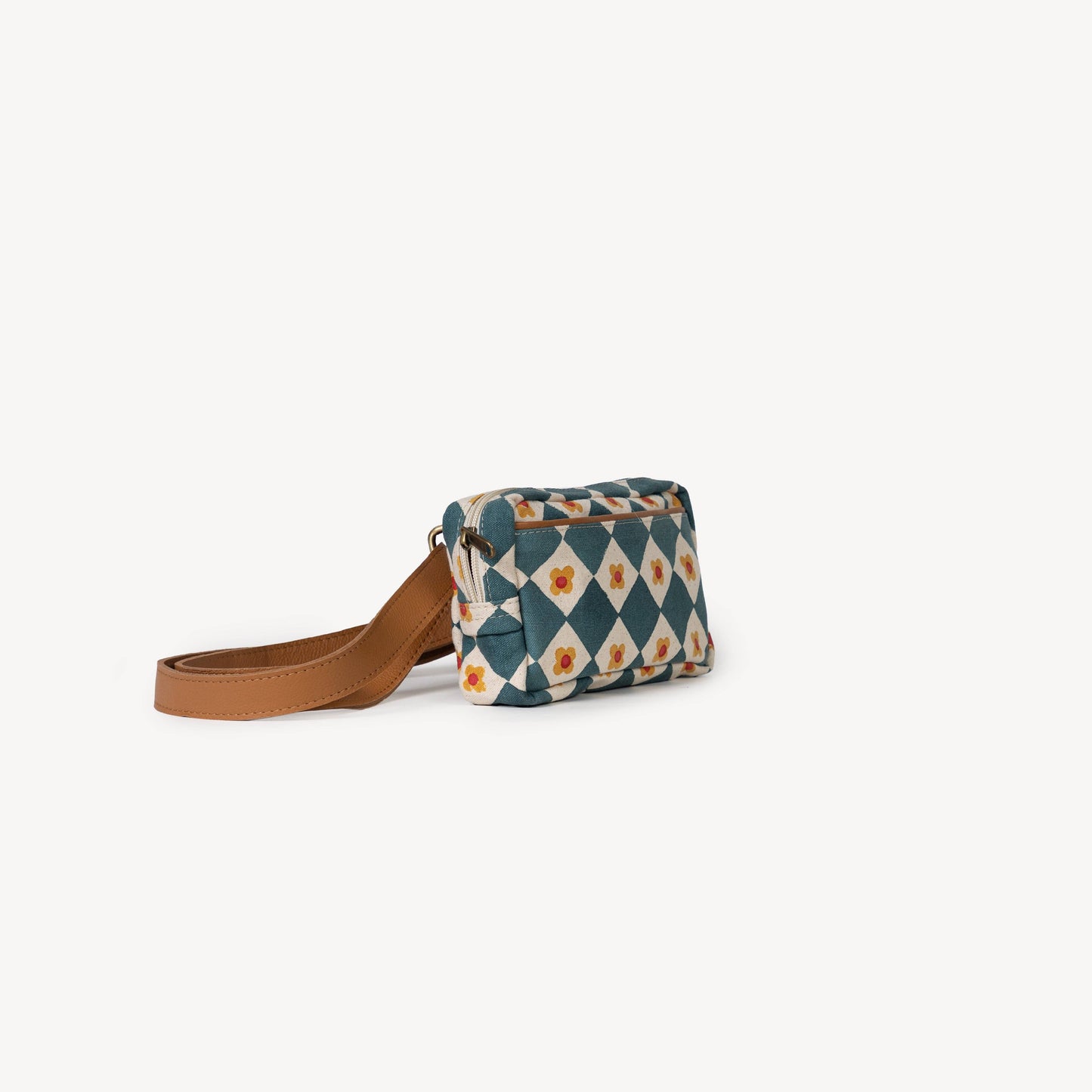 Block Print Belt Bag - Vintage Bloom