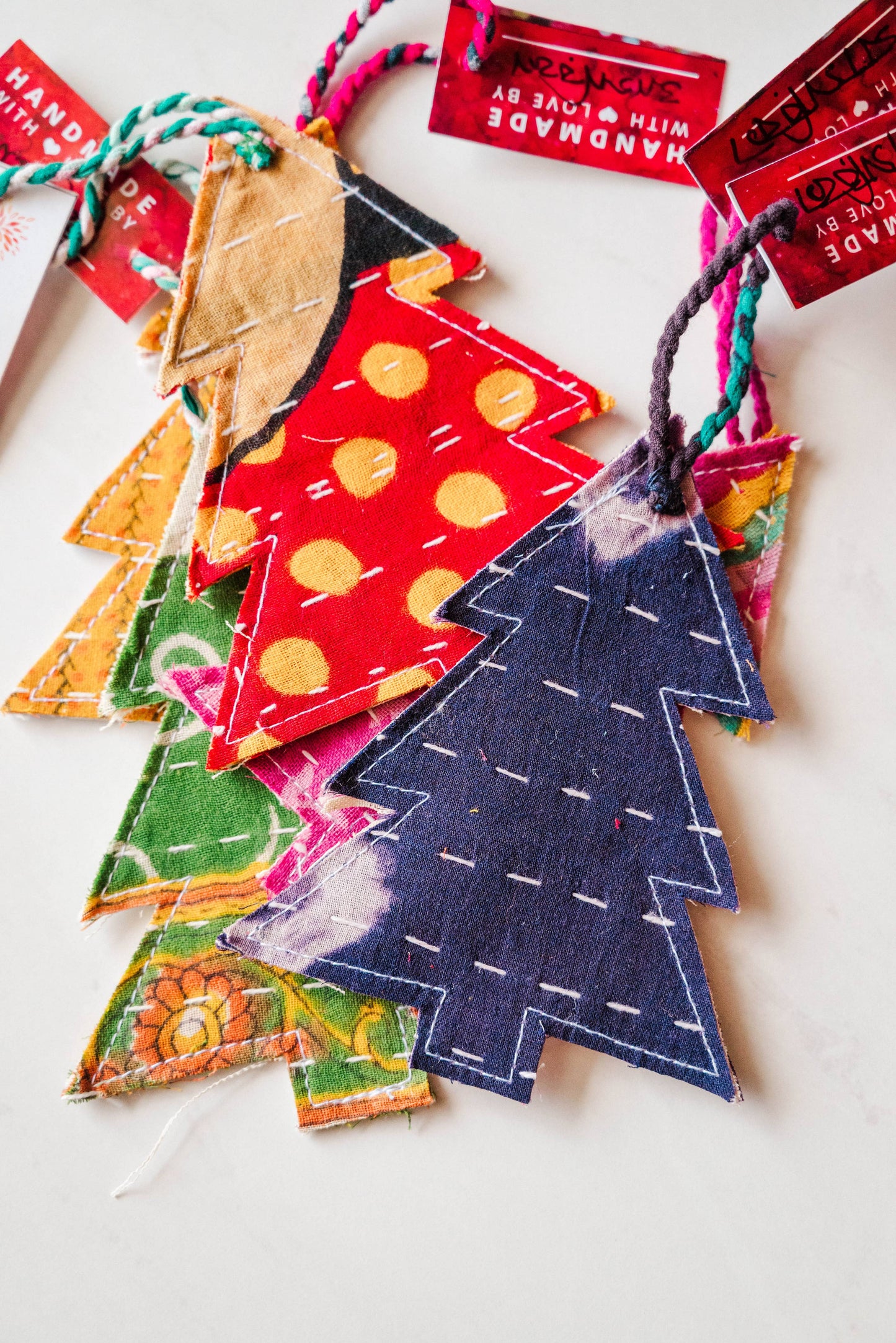 Kantha Christmas Tree Ornament