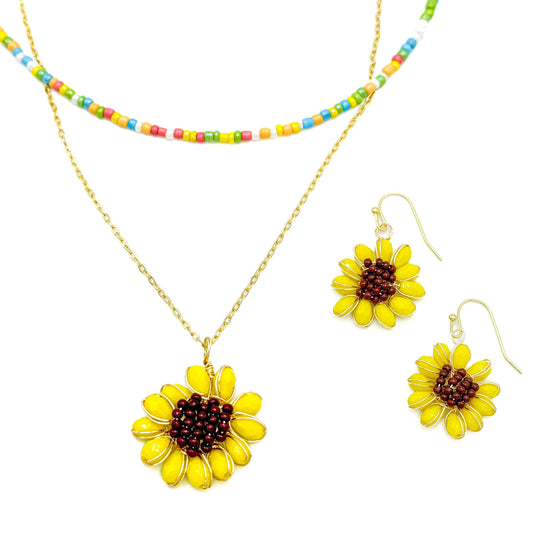 Mirasol Necklace and Earring Set