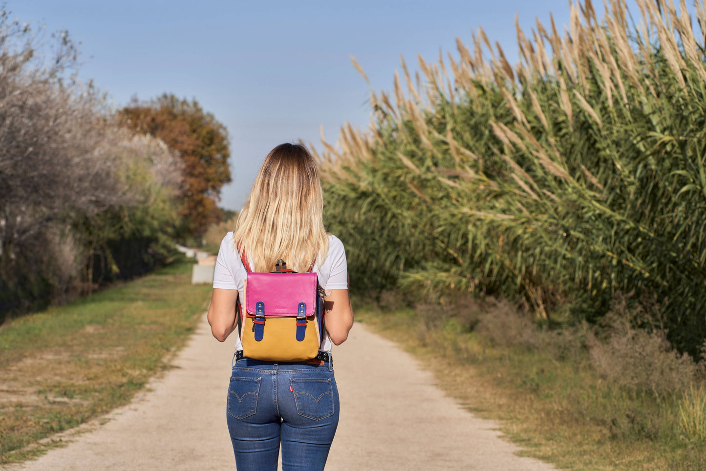 Freya Backpack/Crossbody - Upcycled Leather