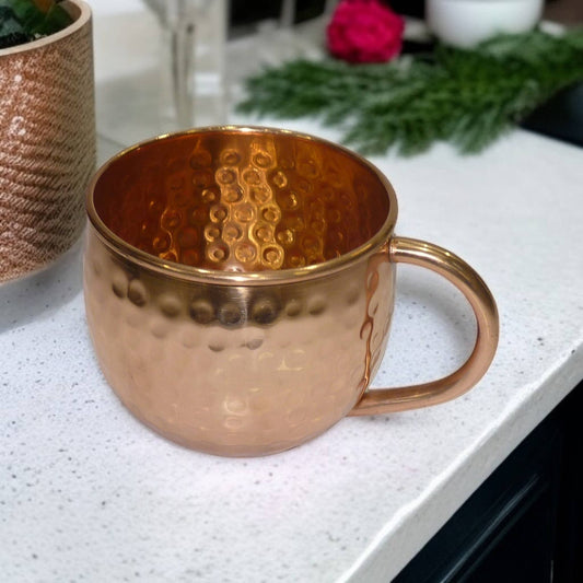 Classic Copper Hammered Cup