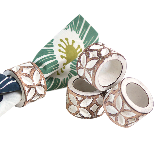 Wood Napkin Ring (Set of 4)