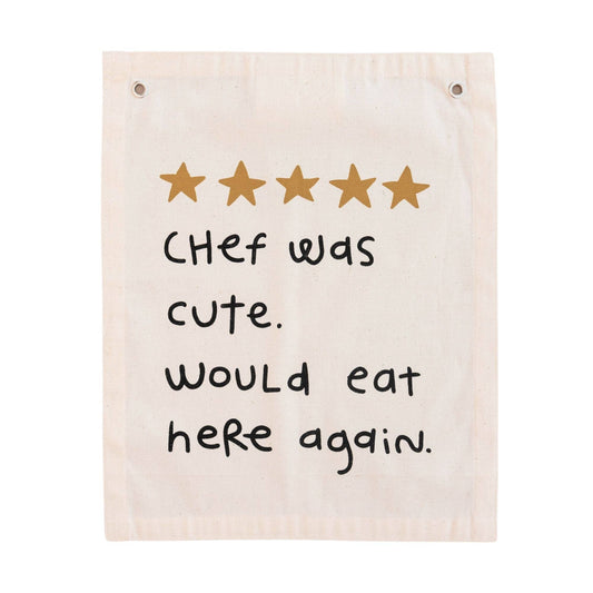 5 Star Review Canvas Wall Banner