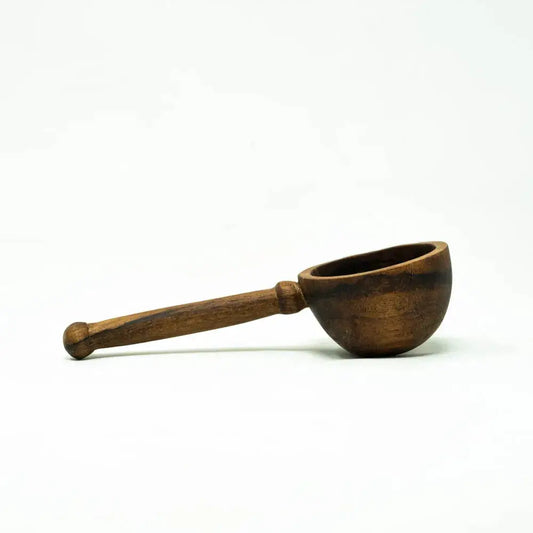 Hand Carved Wooden Coffee Scoop