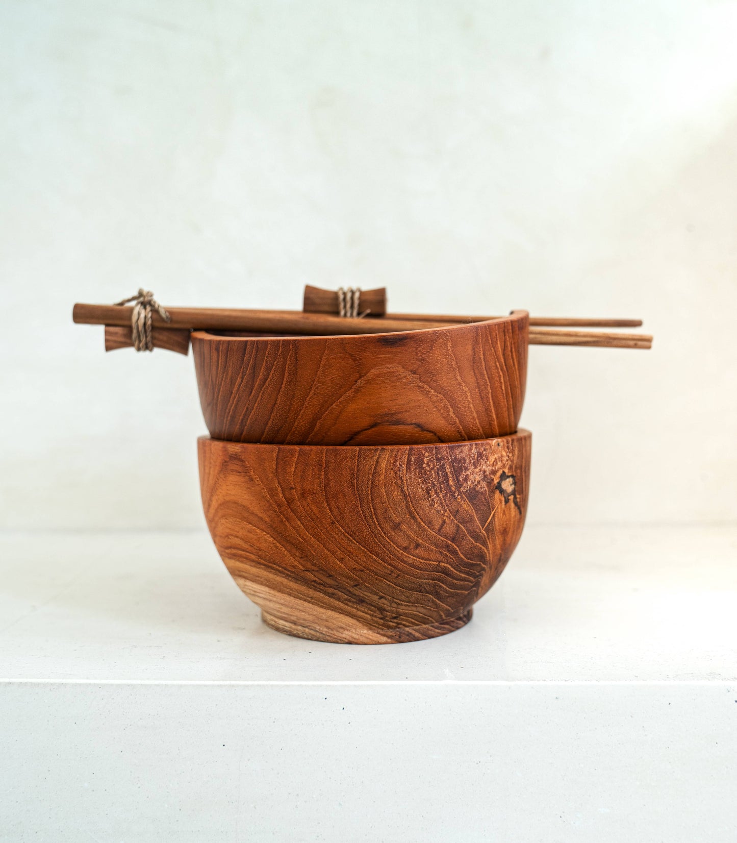 Ramen Teak Wood Bowl with Chopstick