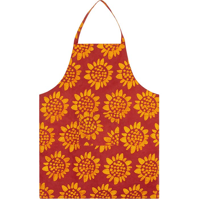 Batik Sunflower Apron