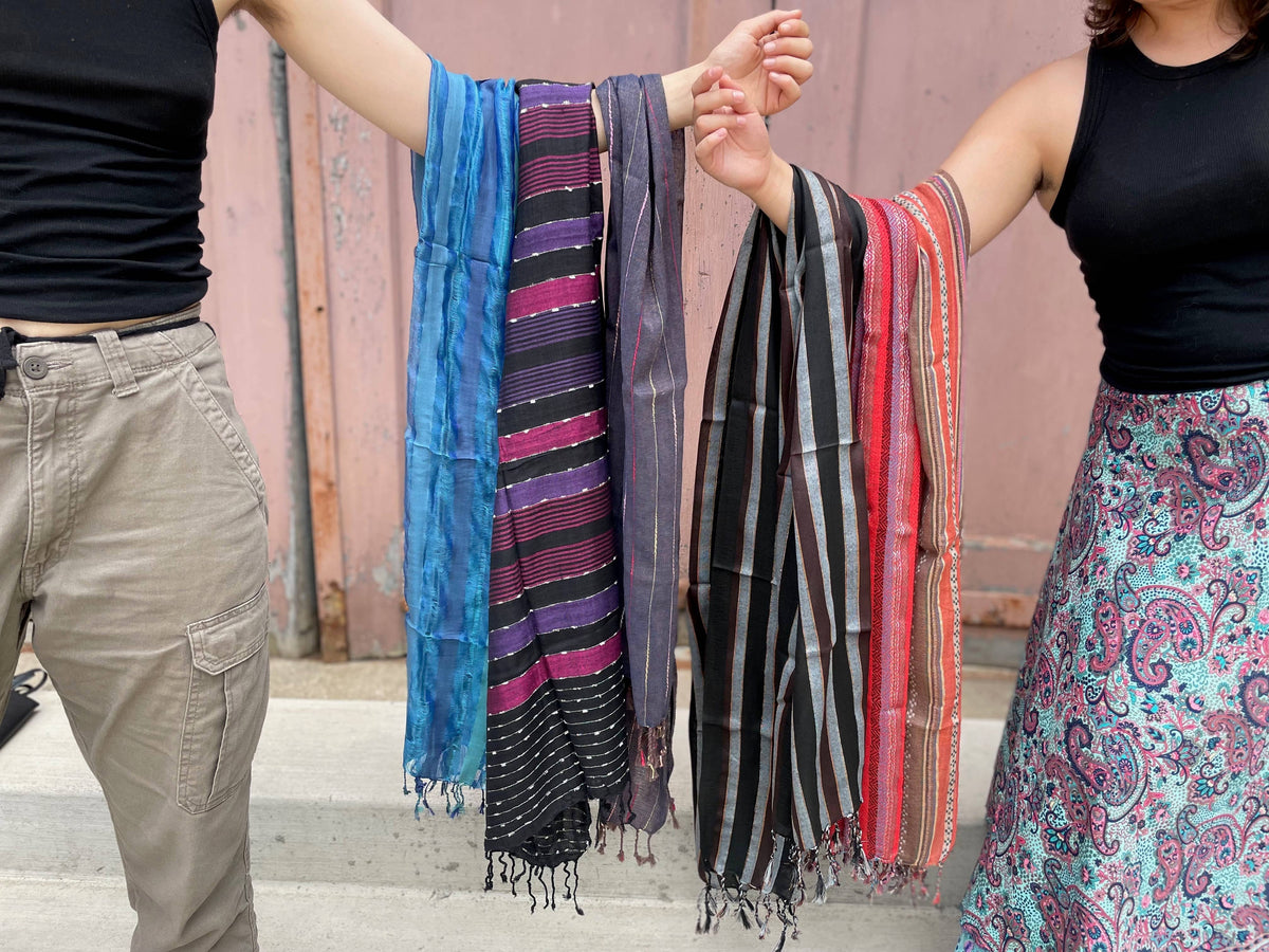 Mixed Weave Scarf