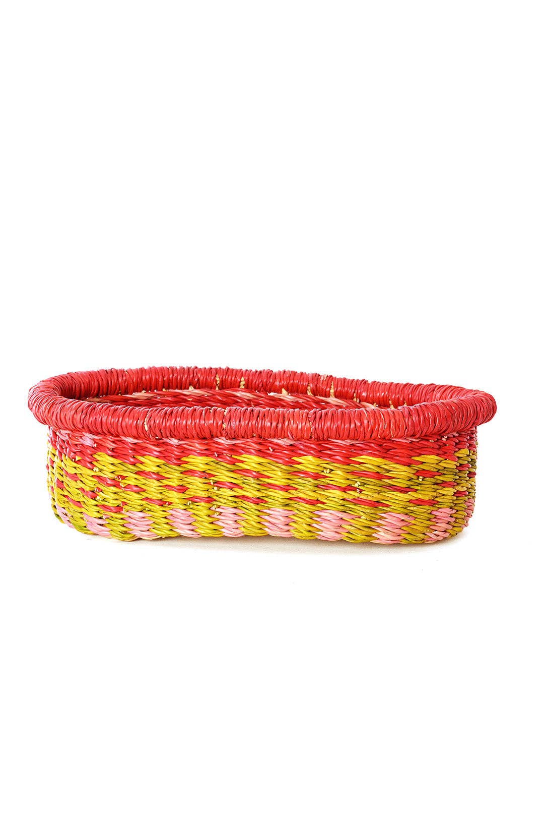 Assorted Colorful Bolga Bread Basket