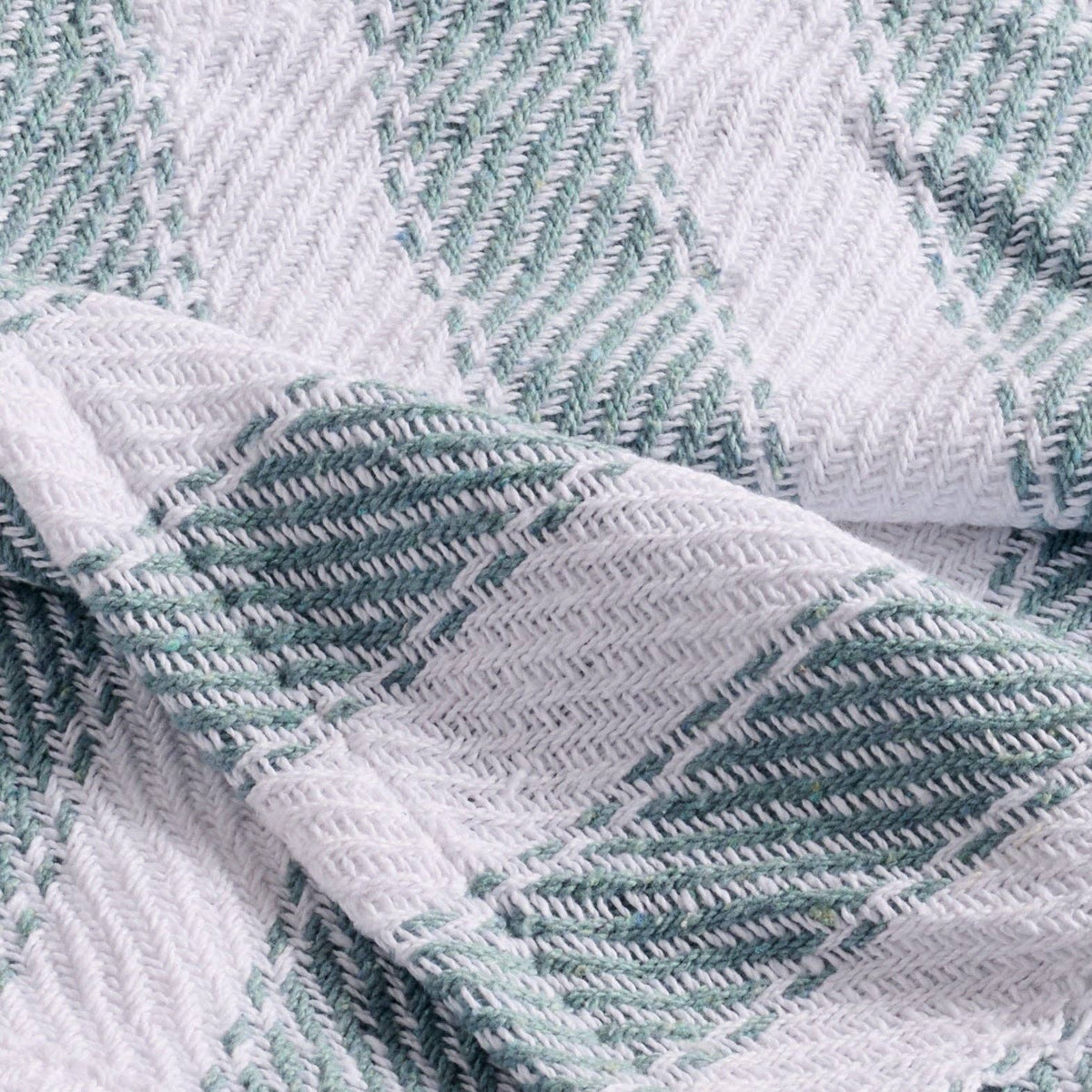 Upcycled Cotton Beach Blanket - Blue