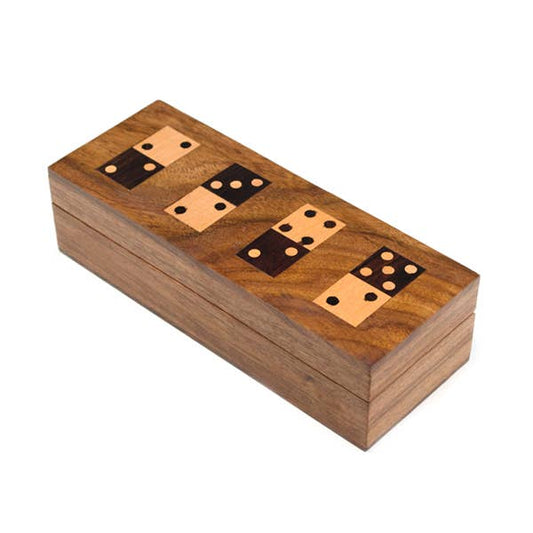 Wooden Domino Game Set