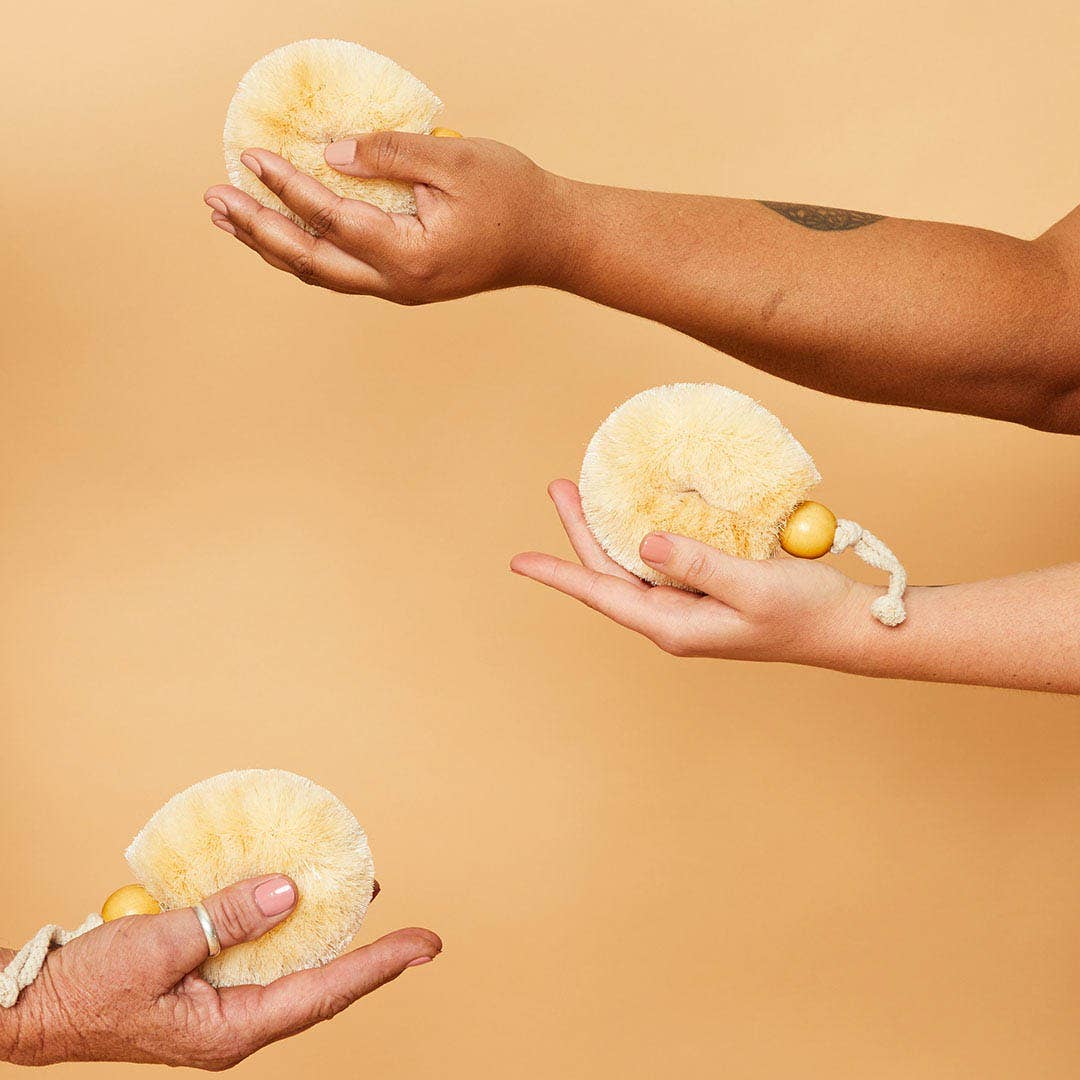 Palm Body Wash Brushes-Soft Jute