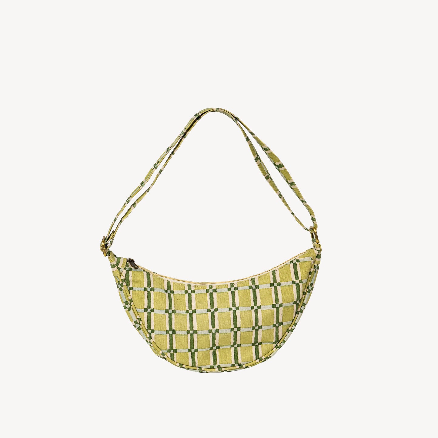 Moon Sling Bag - Moss Check