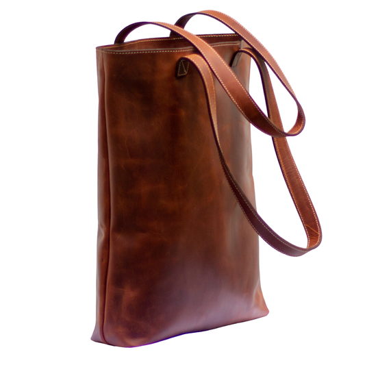 The Essential Tote | Saddle Brown