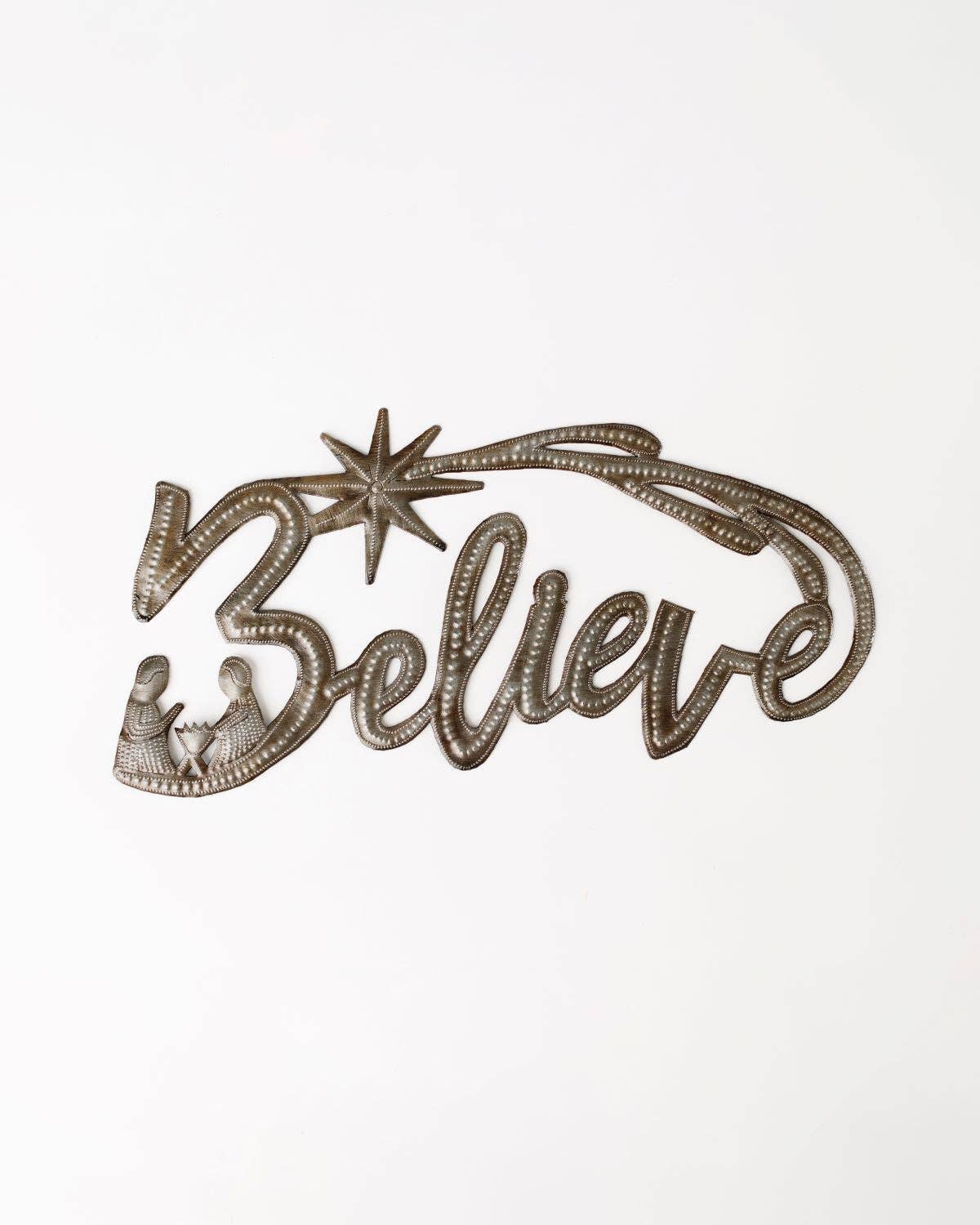 Believe Metal Art