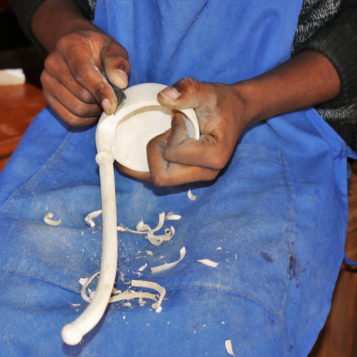 Hand Carved Ladle