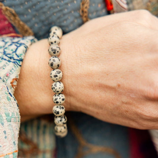 Dalmatian Jasper Bracelet