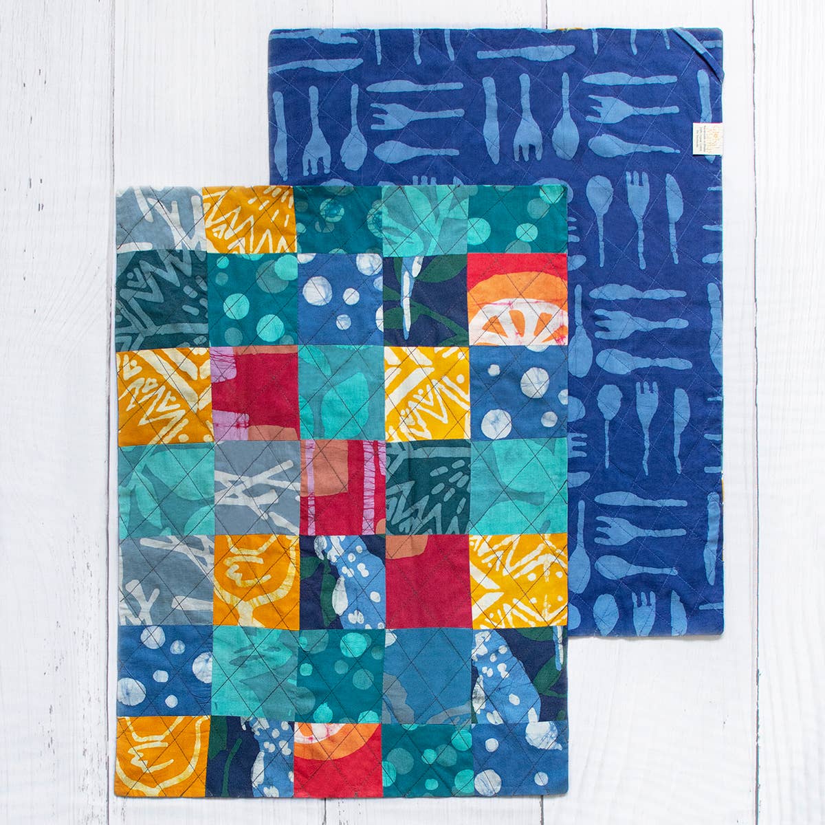 Patchwork Tea Towels-set of 2