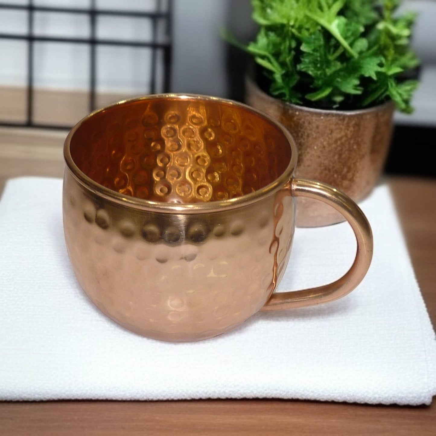 Classic Copper Hammered Cup