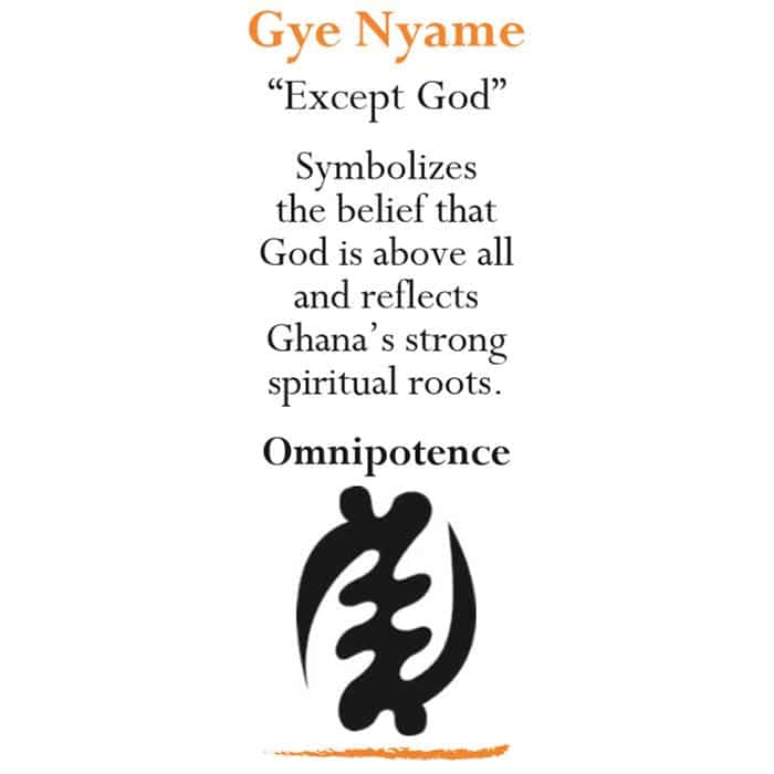 Gye Nyame Heart Ornament