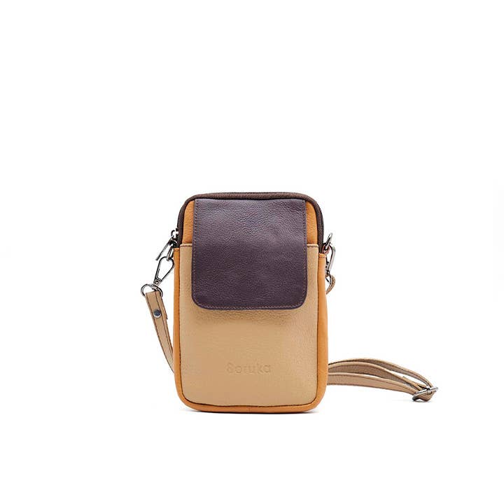 Henry Crossbody Bag - Upcycled Leather