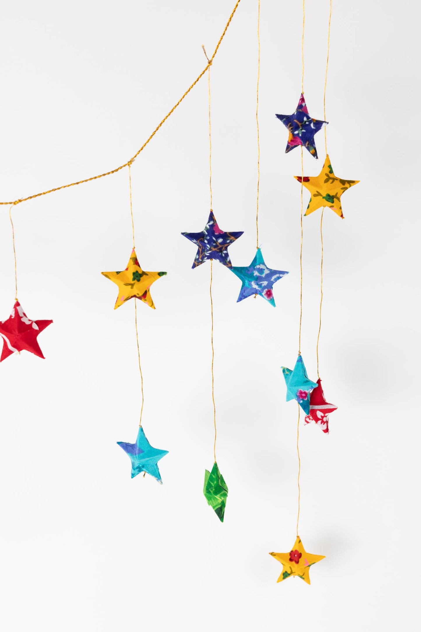 Recycled Sari Star Valance