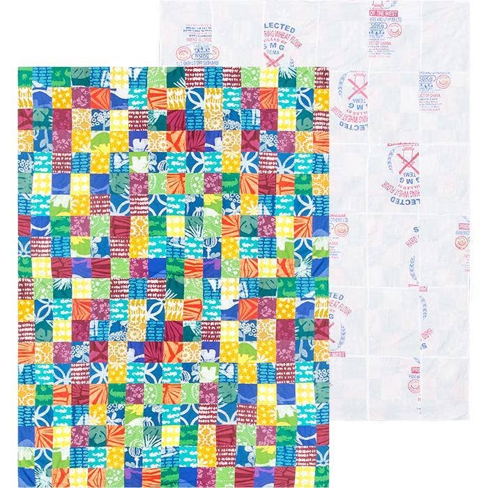 Twin Bedspread: Patchwork Batik