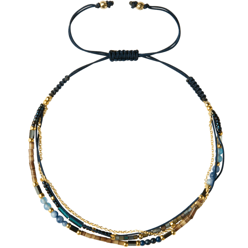 Tali Fair Trade Multistrand Beaded Sliding Knot Bracelet