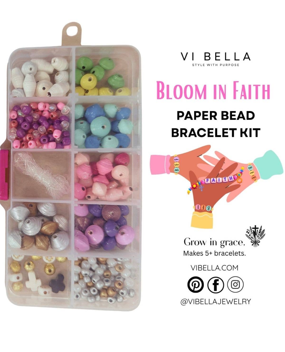Bloom in Faith Paper Bead Kit