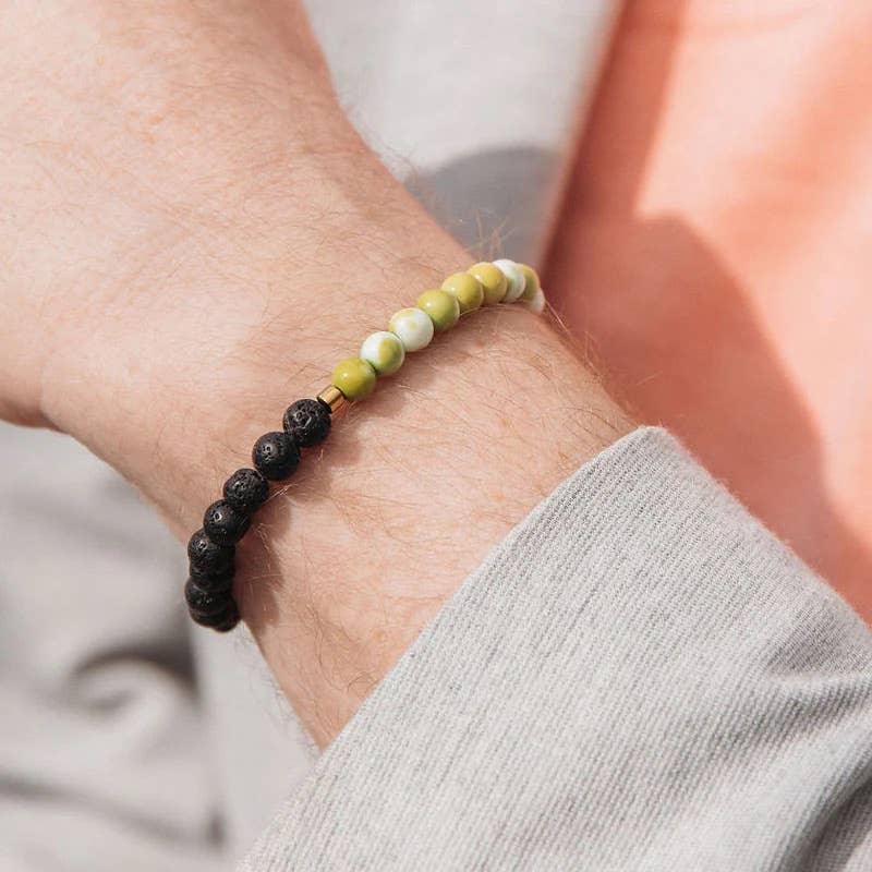 6mm Lava Beads Aromatherapy Diffuser Bracelet