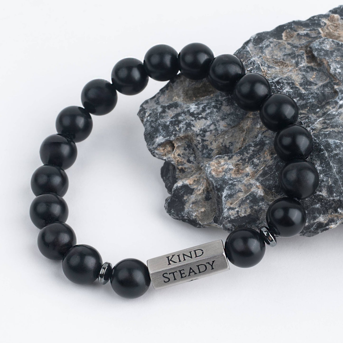 The Pillar Bracelet – Matte Black