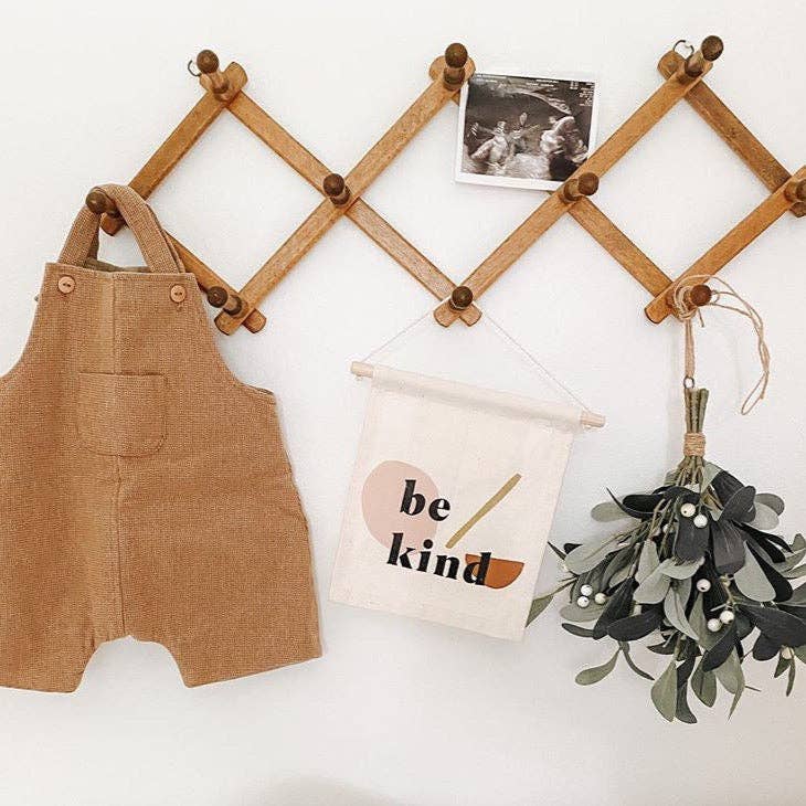 “Be Kind” Canvas Hang Sign