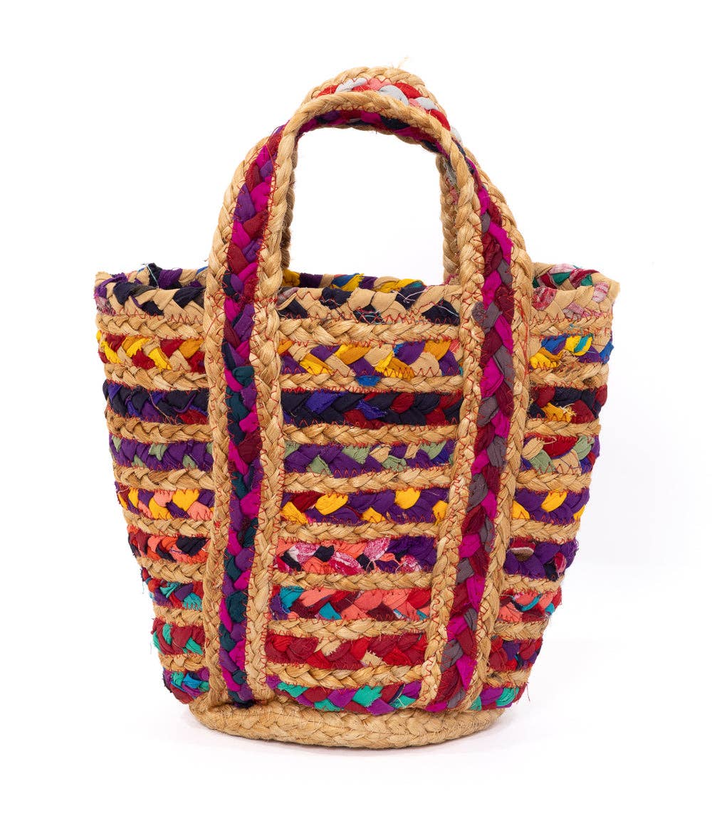 Mini Chindi Tote with Adjustable Strap