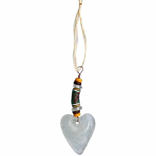 Gye Nyame Heart Ornament