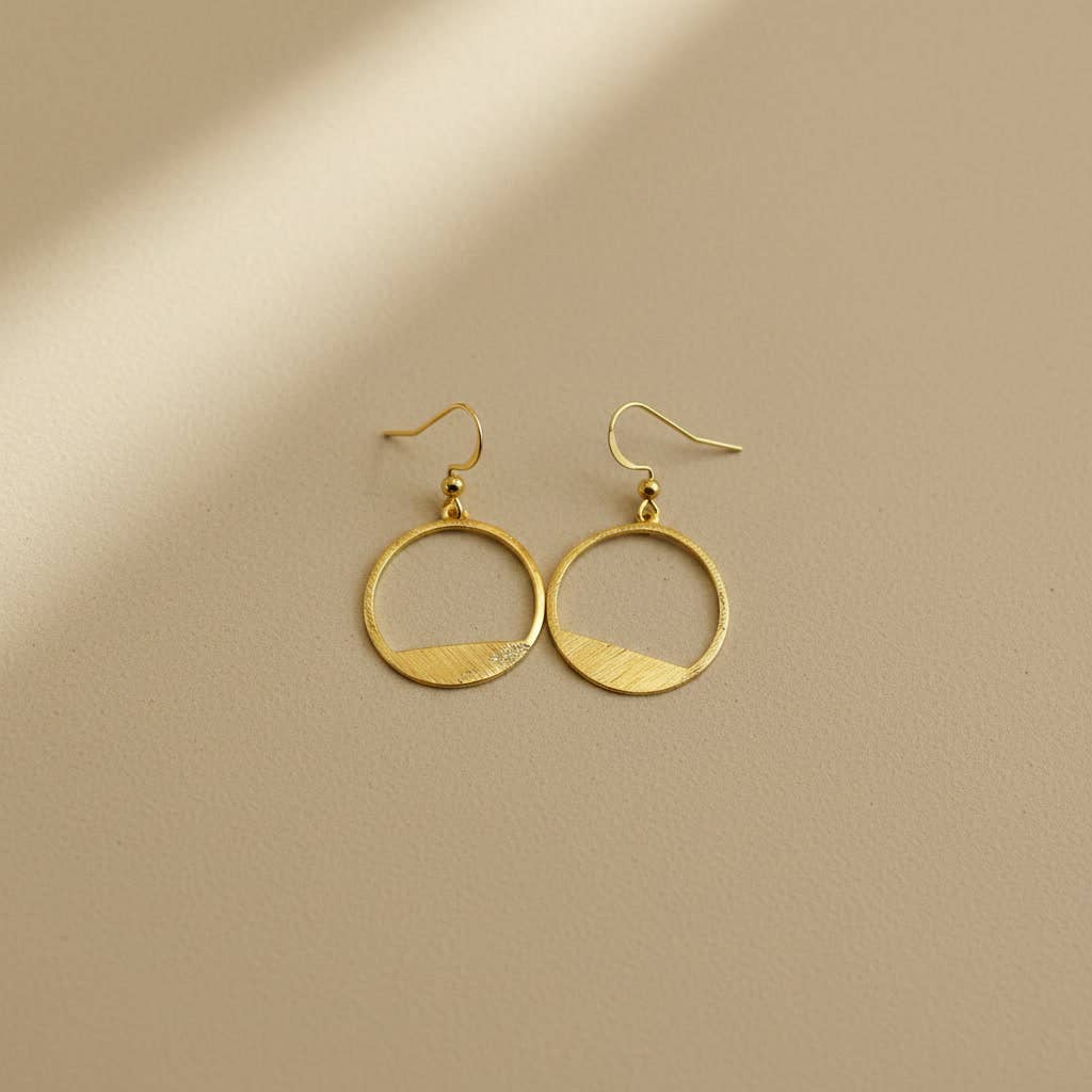 Bethlehem Hammered Mini Hoop Earrings