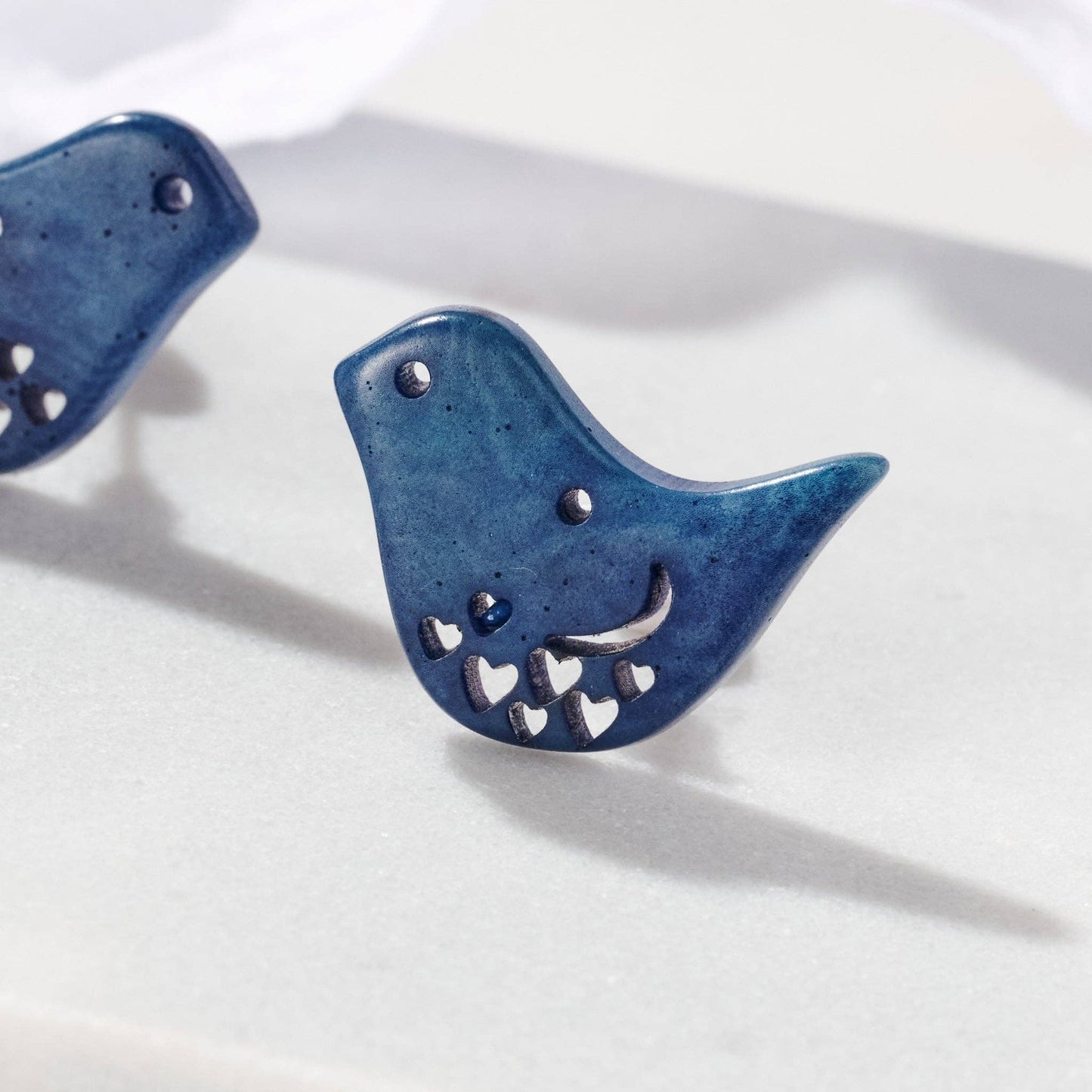 Bird Tagua Earrings