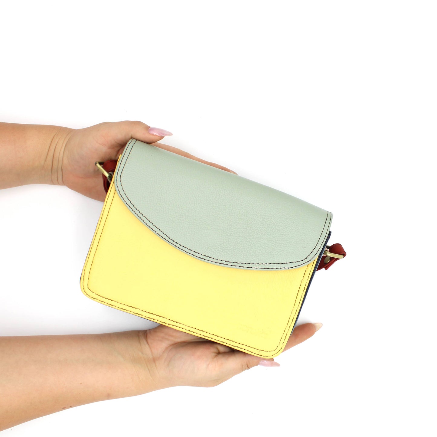 Beth Crossbody Bag Upcycled Leather