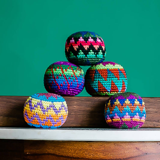 Crochet Hacky Sack Foot Bag