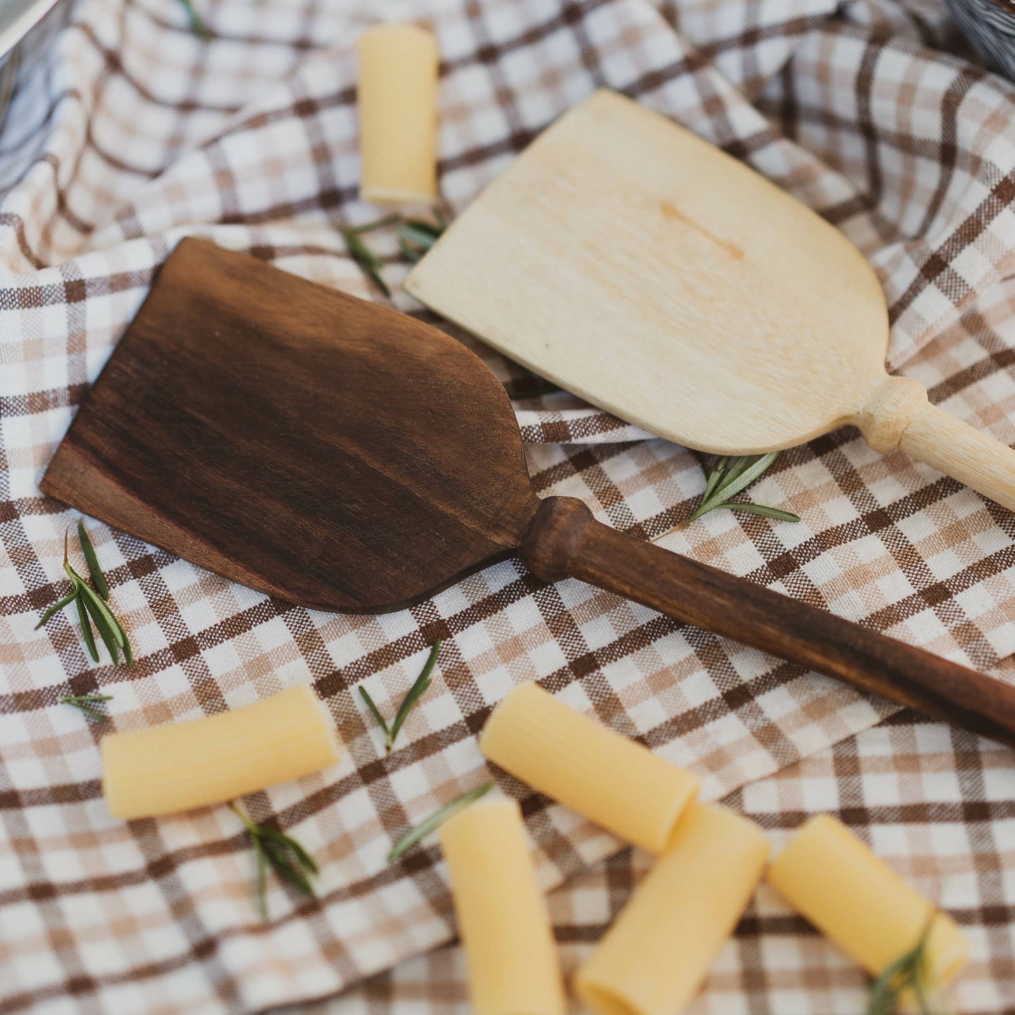 Hand Carved Blunt End Wooden Spoon