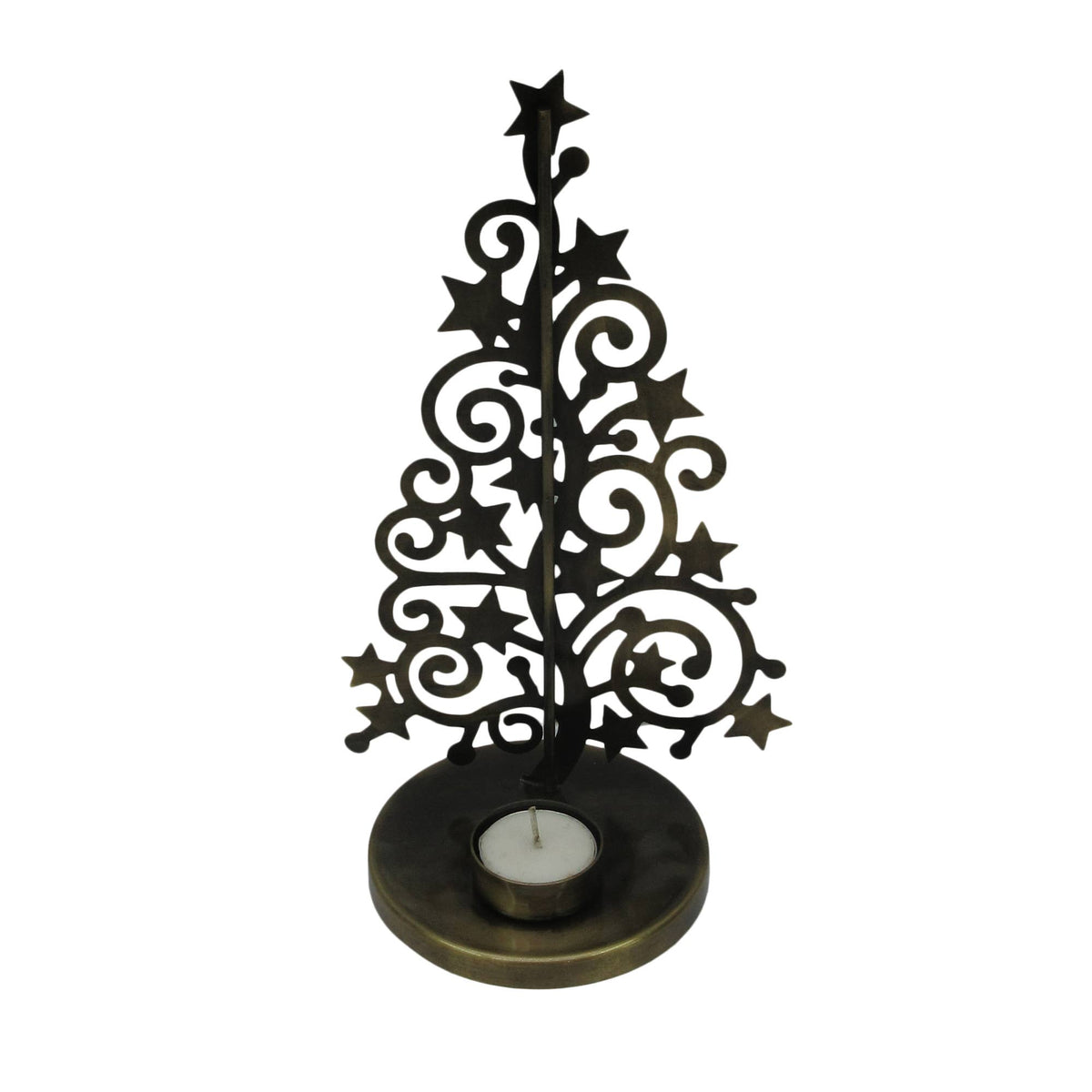Festive Christmas Tree Tea-Light Holder