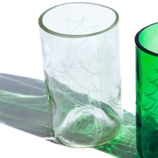 Dancing Trees Drinking Glasses 2 Pack - 12 Oz.